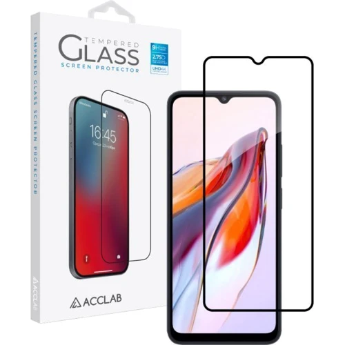 Аксесуар для смартфона ACCLAB Tempered Glass Full Glue Black для Xiaomi Redmi 12C
