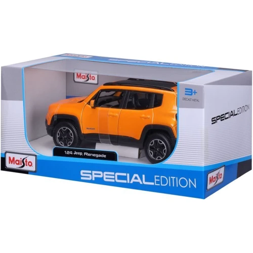 Автомодель Maisto (1:24) Jeep Renegade оранжевый металлик (31282 orange) фото 9