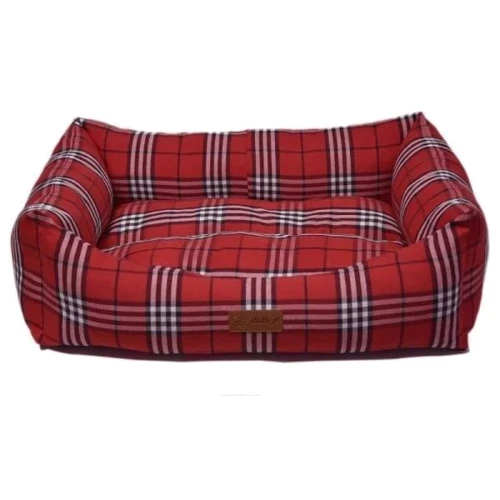 Лежак для кошек и собак Culcus 4DOG DELUXE M 62x44x22 см, красный (5949060214307)