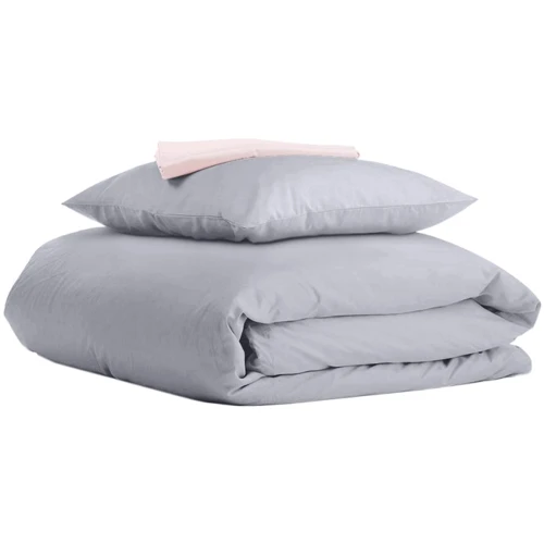 Комплект постільної білизни Cosas Ranfors Grey Rose підлітковий 155х215 см (Ranfors_Grey_Rose_155)