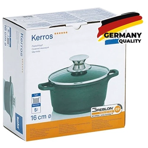 Каструля KELA Kerros 16см, 1.0л з кришкою (11549): Діаметр, см 16