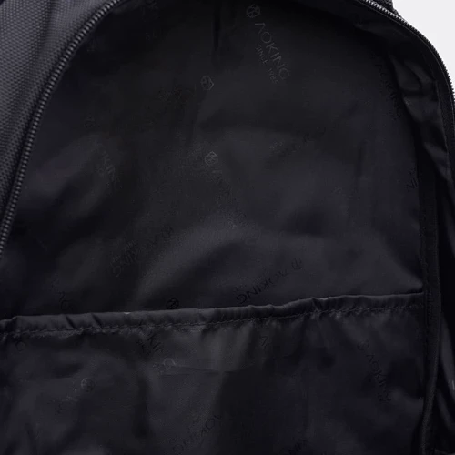 Чоловічий рюкзак Aoking чорний (C1HN1056bl-black): Фактура Ткана, матова
