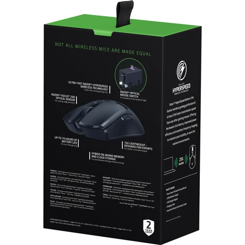 Мышь Razer Viper Ultimate (RZ01-03050200-R3G1): Максимальное разрешение сенсора, dpi 20000
