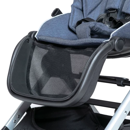 Универсальная коляска 2 в 1 Baby Design SMOOTH 03 NAVY: Возможность установки люльки есть