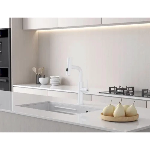 Смеситель для кухонной мойки Nett LW-35 White