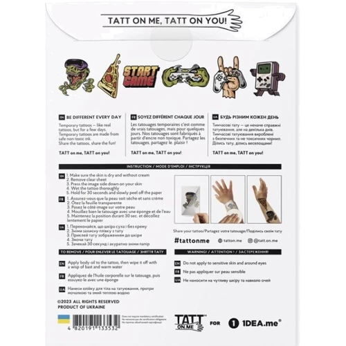 Временные тату TATTon.me Video game set (TSVideo_game)