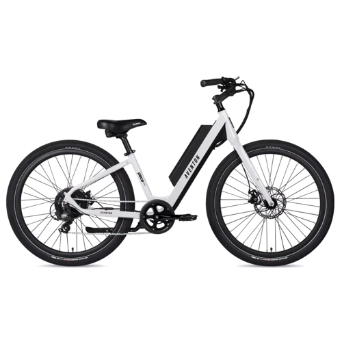 Електровелосипед 27.5" Aventon Pace 350 Step-Through рама - S 2022 White