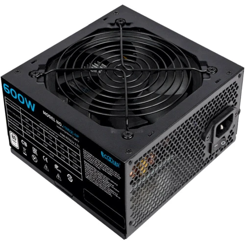 Блок питания PCCooler HW600-NP: Вентилятор нижней стенки 120 мм
