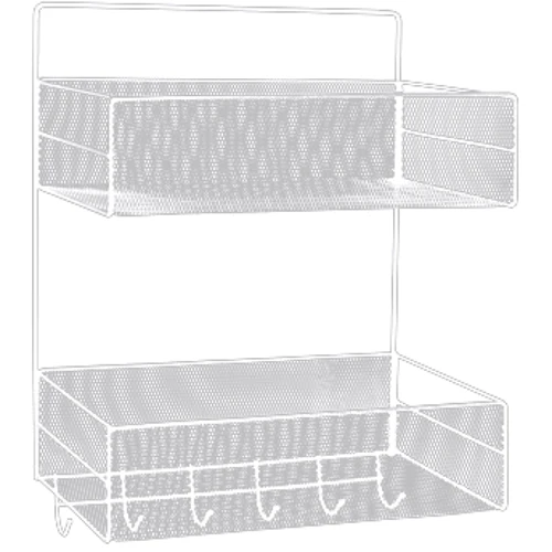 Полка настенная Stenson 36х15х44.5 см (TD01335-L black)