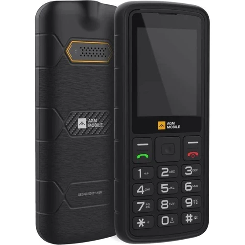 Мобільний телефон AGM M9 2G Black: Оперативна пам'ять 128 МБ