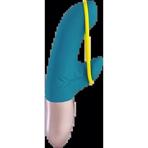 Вибратор Fun Factory AMORINO petrol - neon yellow