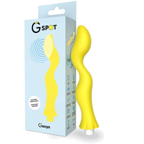 Вибратор для зоны G G-Spot GAVYN (желтый)