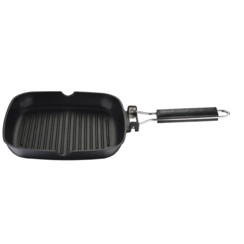 Сковорода-гриль Bergner Bbq lovers 24х24 см (BGEU-1101): Тип сковороди Гриль