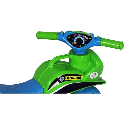 Каталка Active Baby Police музична зелено-блакитна (0139-0152М)