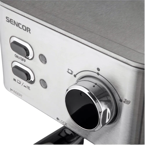 Кофеварка Sencor SES 4010SS: Габариты, см 33х29х32