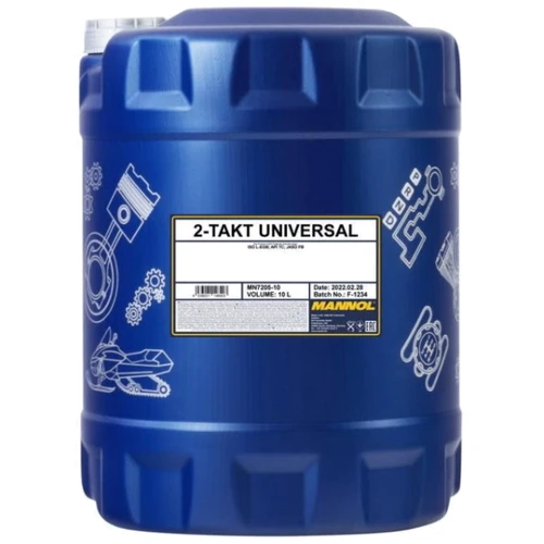 Моторное масло минеральное Mannol 2-Takt Universal 10л (MN7205-10)