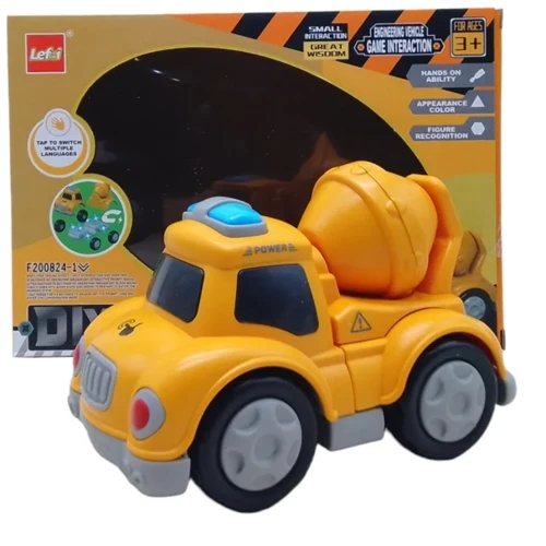 Машинка-конструктор интерактивная Lefei Бетономешалка магнитная: Производитель Lefei