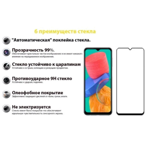 Аксессуар для смартфона BeCover Tempered Glass Black for Samsung M336 Galaxy M33 5G (707356)