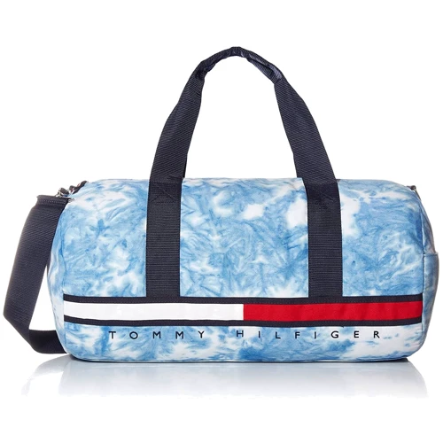 Мужская спортивная сумка Tommy Hilfiger голубая (883849067225)