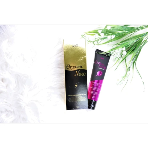 INTT Promo 1: Жидкий вибратор Intt Orgasm Now (15 мл) + смазка Intt Cotton Candy (100 мл)