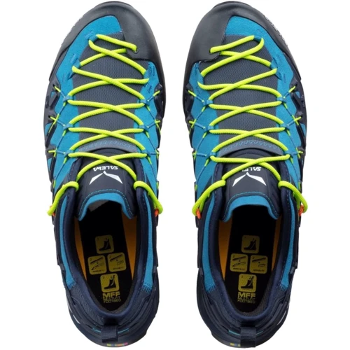 Обувь Кроссовки мужские Salewa MS WILDFIRE EDGE 61346 3988 - 41 - Blue (013.001.3210): Материал 1,6 мм замшевая кожа / Exa Shell Over Injected 3D Cage / Microfiber
