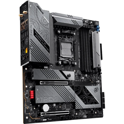 ASRock X870E Taichi Lite: Дополнительно Радиатор на VRM, Поддержка UEFI, Поддержка RAID, Адаптер Wi-Fi, Адаптер Wi-Fi