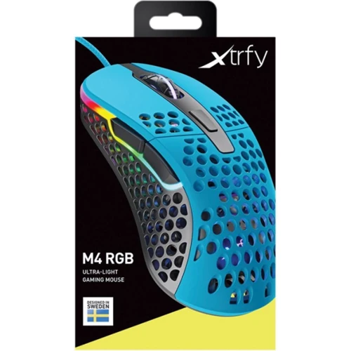 Мышь Xtrfy M4 RGB Miami Blue (XG-M4-RGB-BLUE): Количество кнопок 6