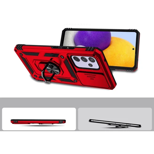 Чохол для телефона BeCover Military Red для Samsung A047 Galaxy A04s / A136 Galaxy A13 5G (708214): Матеріал TPU (термополиуретан) и пластик