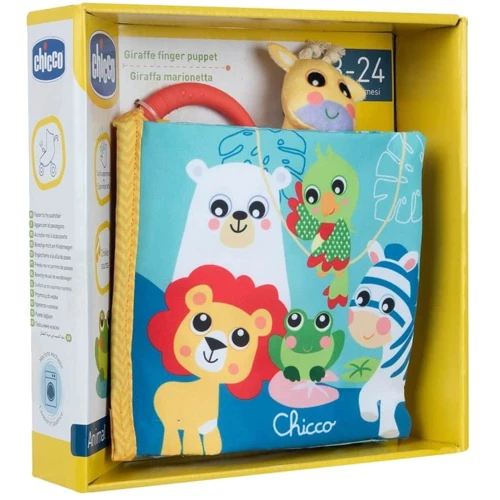 Мягкая книжка Chicco Животные (11166.00): Назначение игрушки Творческое развитие, Сенсорные навыки, Музыкальное восприятие, Мелкая моторика, Знакомство с окружаю