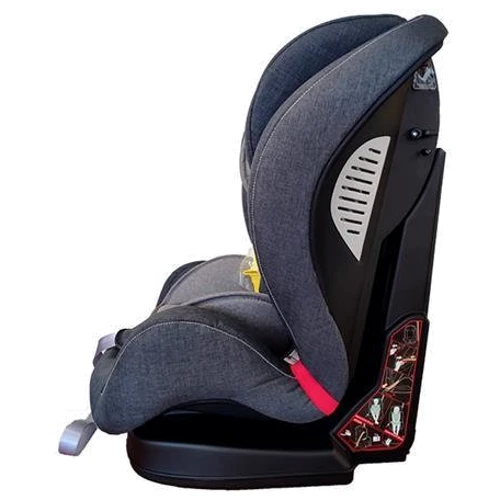 Автокрісло Welldon Encore Isofix (графітовий / сірий) BS07-TT95-001: Вага дитини 9-36 кг