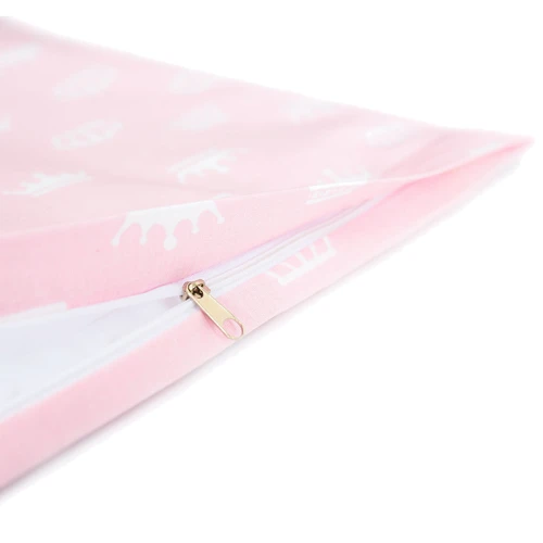 Постельное белье Papaella Корона в коляску, пудра (8-10446)