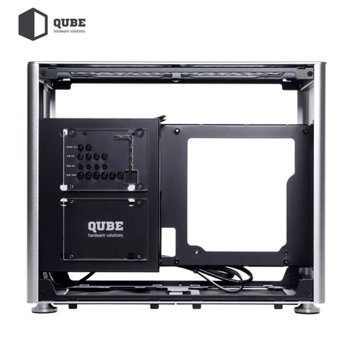 Корпус QUBE A4 Silver 600W (QBA4I_WS6U3) фото 7
