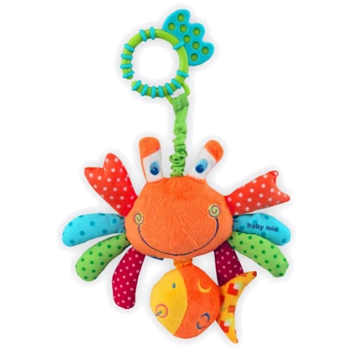 Подвеска - игрушка с вибрацией плюшевая Baby Mix Краб Разноцветный (TE-8219-30): Производитель Baby Mix