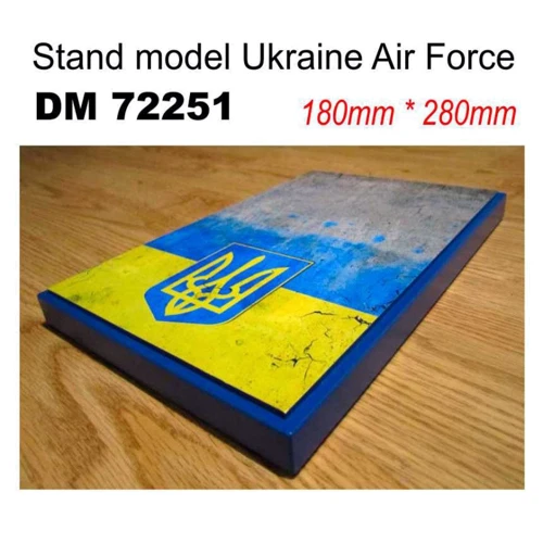 Підставка для моделей авіації DAN models Тема: АТО, Україна (280x180 мм)