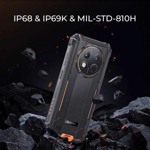 Смартфон Oukitel WP28S 4/128Gb Orange: Дисплей 6.52" IPS (576x1280) / 215 PPI