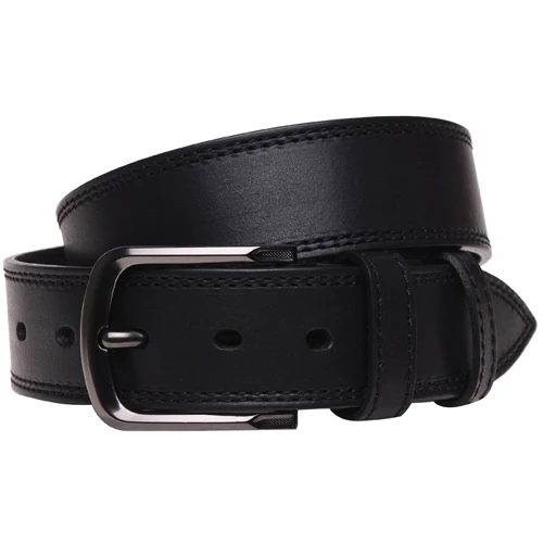 Чоловічий ремінь Borsa Leather чорний (brvmb8)