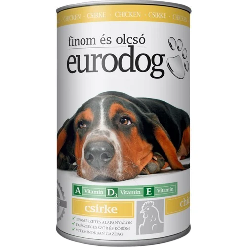 EuroDog Adult с курицей 24х415 г