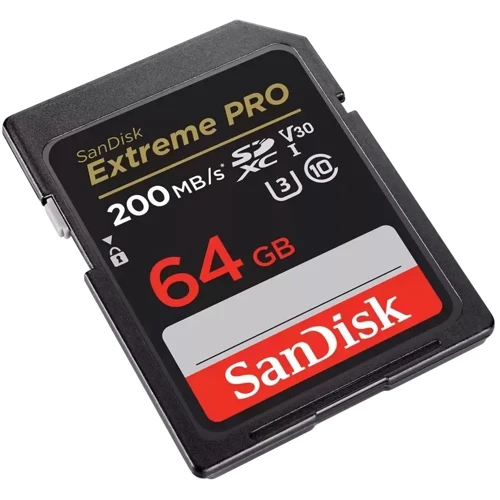 Карта пам'яті SanDisk 64GB SDXC Class 10 UHS-I U3 V30 Extreme PRO (SDSDXXU-064G-GN4IN): Тип карти SDXC