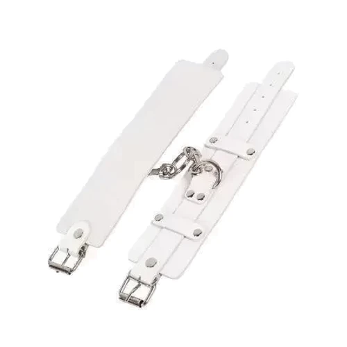 Наручники Leather Dominant Hand Cuffs, white