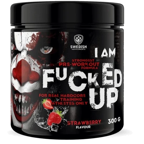 Предтренировочный комплекс Swedish Supplements Fucked Up Joker Edition 300 g /30 servings/ Strawberry
