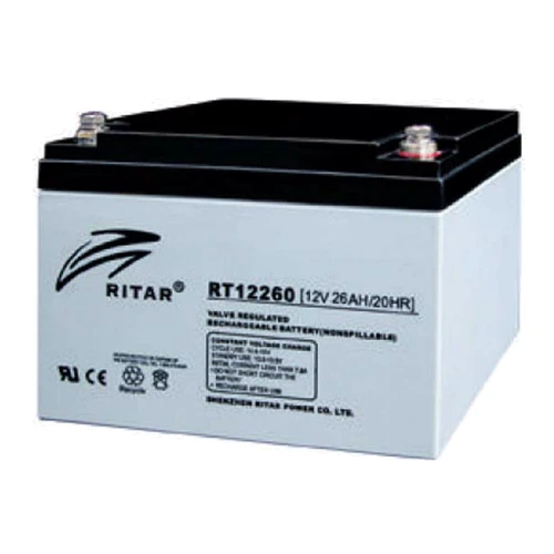 

Ritar Agm RT12260, 12V-26Ah (RT12260)