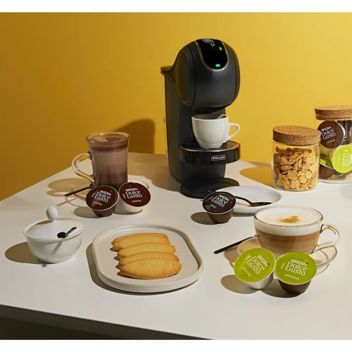 Кофеварка DELONGHI EDG426GY: Функции Приготовление одной чашки кофе, Защита от перегрева, Выбор объема порции