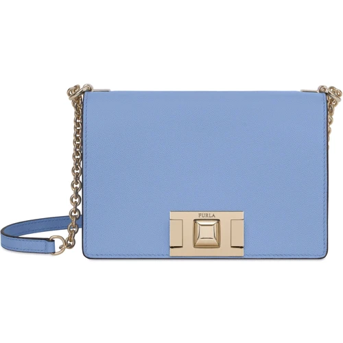Женская сумка кросс боди Furla Mini голубая (1021921): Пол Женский