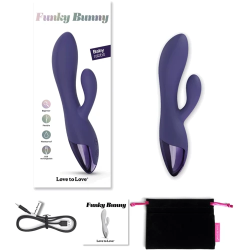 Вибратор-кролик Love To Love FUNKY BUNNY - Midnight Indigo