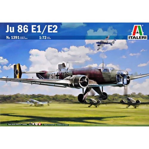 Модель Italeri Бомбардировщик JU 86 E1/E2 (IT1391)
