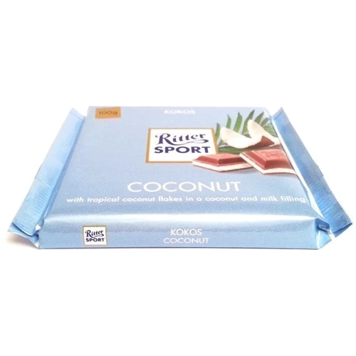 Шоколад Ritter Sport Coconut 100 г (DL7233): Вес, г 100