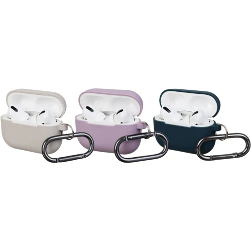 Чехол для наушников ArmorStandart Silicon with hook 3in (Lavender, Midnight Blue, Rock) for Apple AirPods Pro