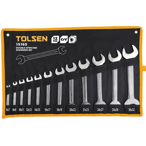 Набір ключів комбінованих Tolsen 12 штук (15165)
