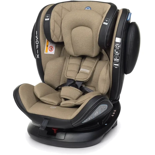 Автокресло El Camino Evolution 2 360 ME 1045 ISOFIX 0-36 кг melange beige (ME 1045 melange beige): Цвет бежевый