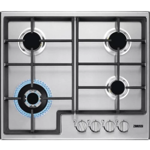 Варочная поверхность газовая Zanussi GPZ363SS: Рабочая поверхность нержавеющая сталь